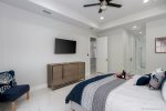 Master Bedroom with Flat Panel TV